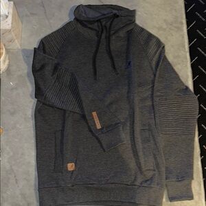 Charcoal Sweatshirt & Joggers with Subtle Logo